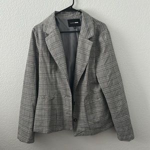 Fashion Nova Plaid Blazer
